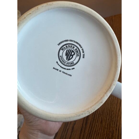 Vintage Looney Tunes 1996 Tweety Bird Porcelain Teapot Checkered Y2k - Picture 3 of 6